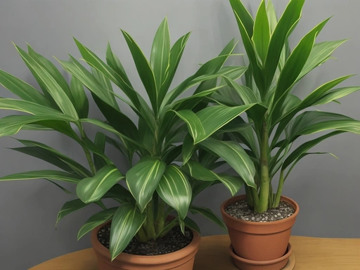 Container-grown Dracaena