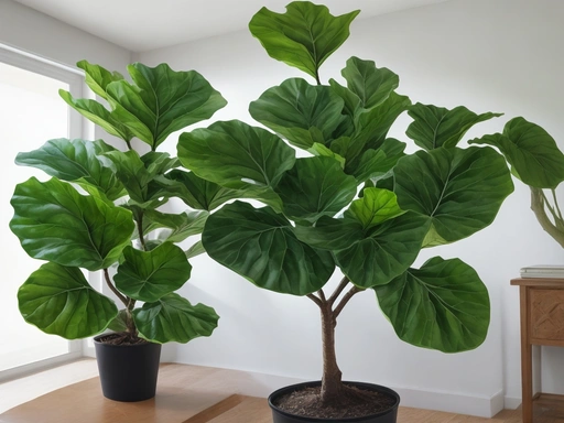 Fiddle-leaf figs thrive