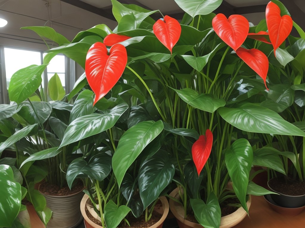 Healthy Anthurium Plant