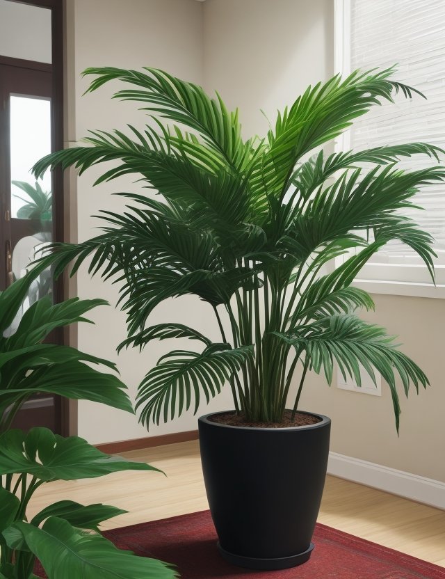 Lush green foliage