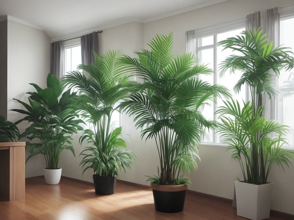 Parlor palm comparison