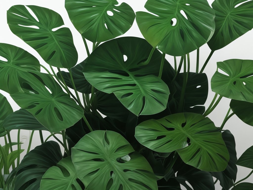Root-bound Monstera.