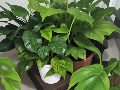 Thriving Hanging Philodendron