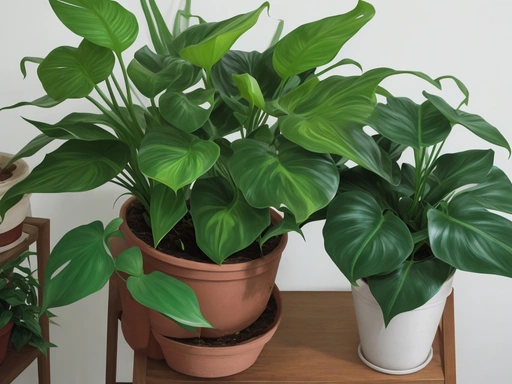Yellow Philodendron Leaves