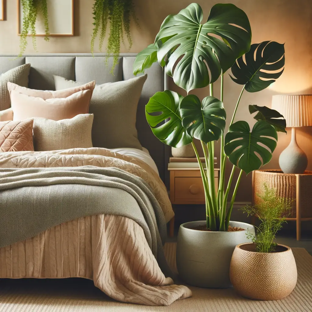 swiss cheese plant bedroom